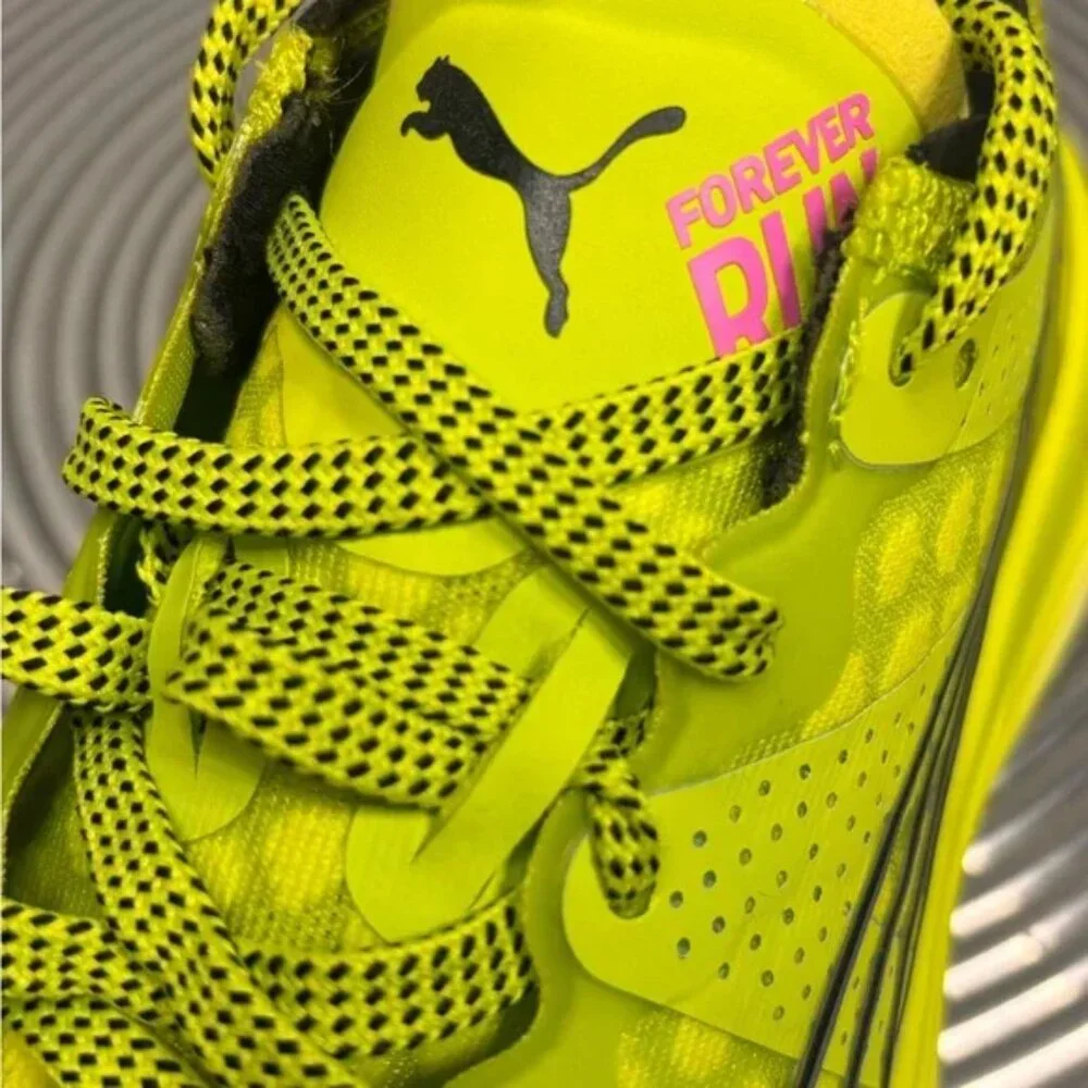 ForeverRun NITRO™ running shoes women's size US 7 neon yellow - Picture 5 of 11